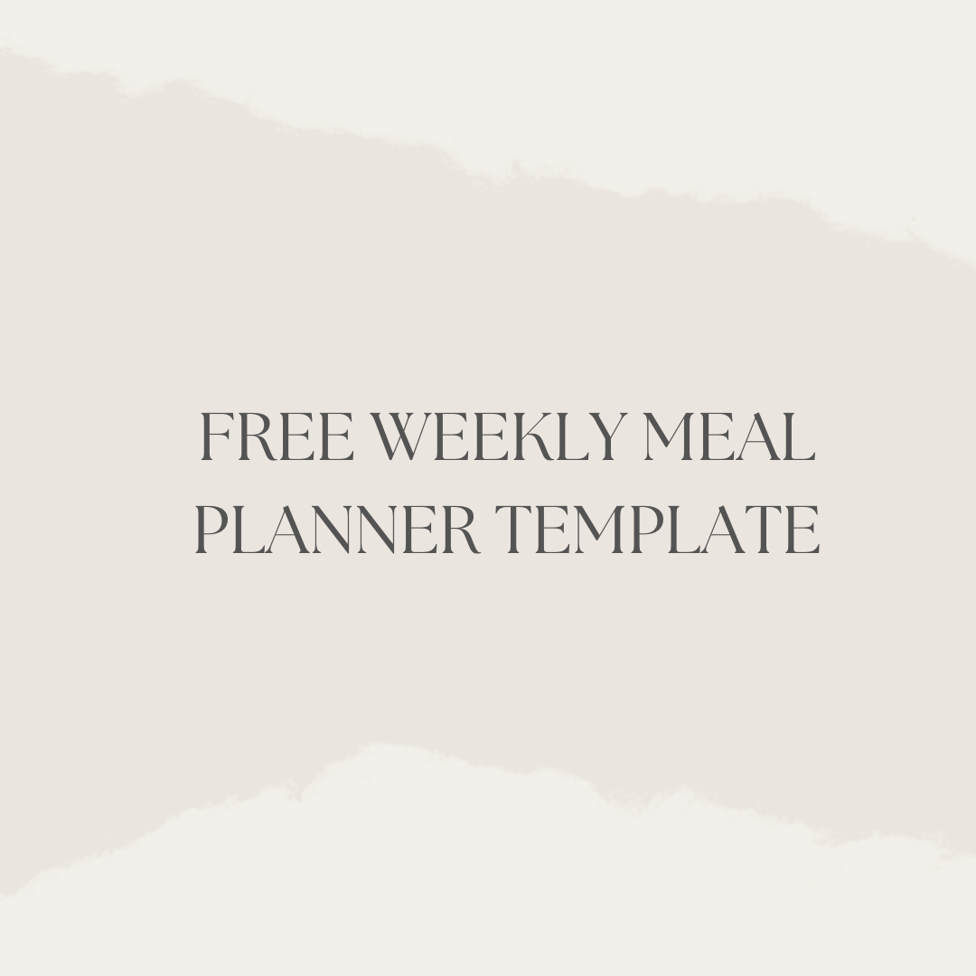 Weekly Meal Planner - Digital Download - FREE