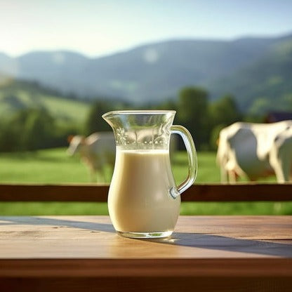 Raw Jersey Cow Milk - Gallon & Half Gallon