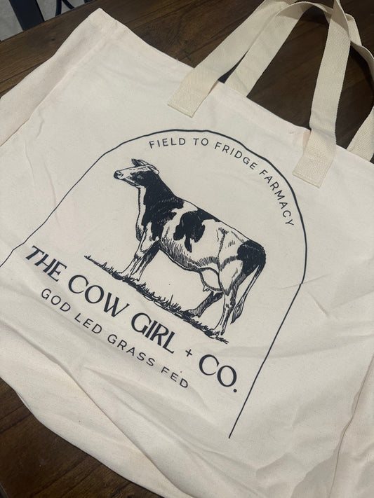 The Cow Girl and Co. Farmers Tote Bag
